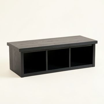 Alder Arc Shoe Storage Bench (synthetic illustration; no displayed measurements)