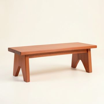 Juniper Dell Indoor Bench - Terracotta (synthetic illustration; no displayed measurements)