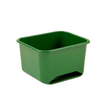 Rowan Bend Empty Raised Planter - Green