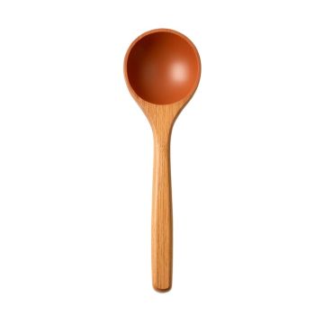 Slate Bend Cooking Spoon - Terracotta