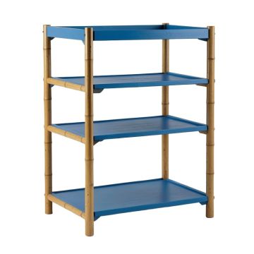 Vale Arc Empty Seed-Starting Shelving Unit Without Lights - Blue
