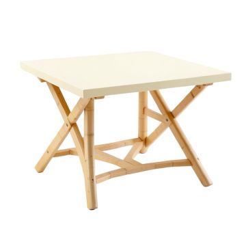 Meadow Bridge Patio Table - Cream