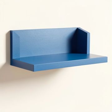 Fern Brook Wall-Mounted Shelf - Blue (synthetic illustration; no displayed measurements)