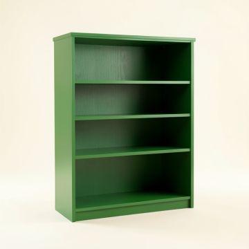 Vale Branch Freestanding Bookcase - Green (synthetic illustration; no displayed measurements)