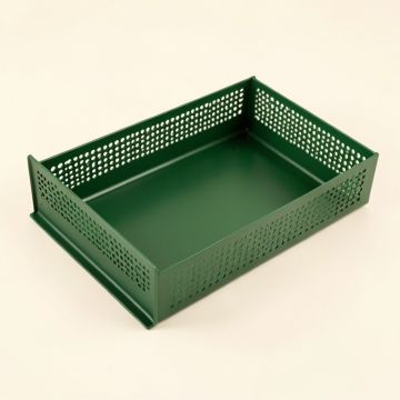 Spruce Branch Empty Under-Desk Cable Tray - Green (synthetic illustration; no displayed measurements)