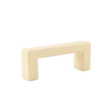 Ridge Bend Cabinet Handle Without Packaging - Ivory