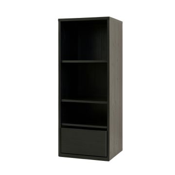 Cove Bend Narrow Cubby Tower - Black