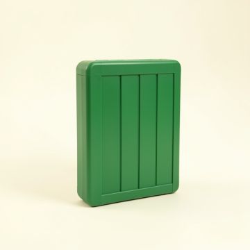 Maple Bluff Narrow Outdoor Storage Bench - Green (synthetic illustration; no displayed measurements)