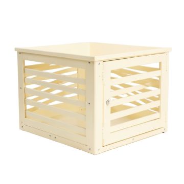 Moss Canyon Empty Furniture-Style Pet Crate - Cream