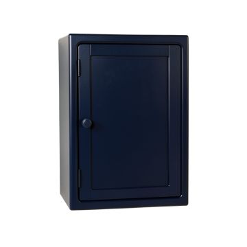 Stone Branch Wall-Mounted Laundry Cabinet - Navy (synthetic illustration; no displayed measurements)