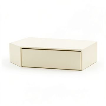 Ridge Dale Desktop Monitor Riser - Ivory (synthetic illustration; no displayed measurements)