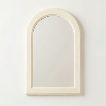 Flint Brook Framed Wall Mirror - Cream (synthetic illustration; no displayed measurements)