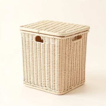 Shore Brook Laundry Hamper - Ivory (synthetic illustration; no displayed measurements)
