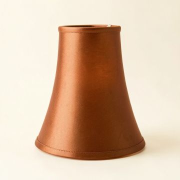 12.5 '' H X 5 '' W Silk/Shantung Bell Lamp Shade ( Screw On ) (synthetic illustration; no displayed measurements)
