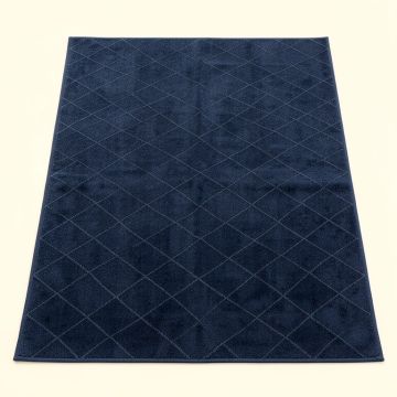 Hill Bridge Rectangular Area Rug - Navy (synthetic illustration; no displayed measurements)
