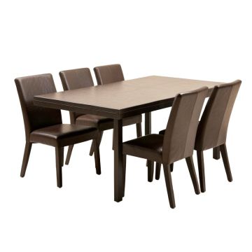 Langara 5 Piece Extendable Dining Set