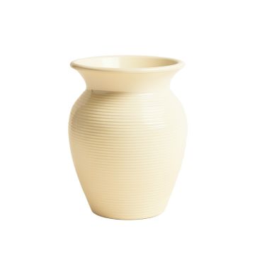 Cove Crest Empty Decorative Vase - Ivory