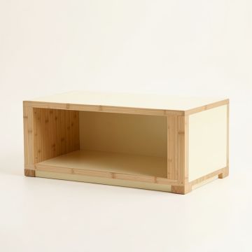 Elm Bend Shoe Storage Bench - Cream (synthetic illustration; no displayed measurements)