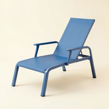 Cove Crossing Outdoor Lounge Chair - Blue (synthetic illustration; no displayed measurements)