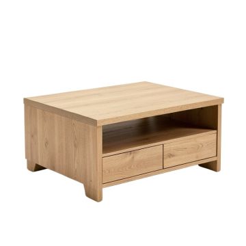 Strevay Solid Wood Coffee Table With Storage
