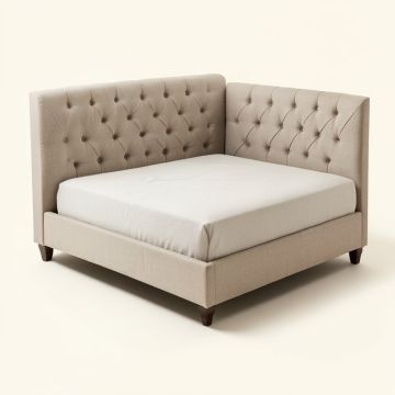 Narcissa Queen Tufted Upholstered Standard Bed (synthetic illustration; no displayed measurements)
