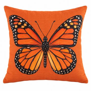 Wolf Point Monarch Butterfly Indoor/Outdoor Throw Pillow