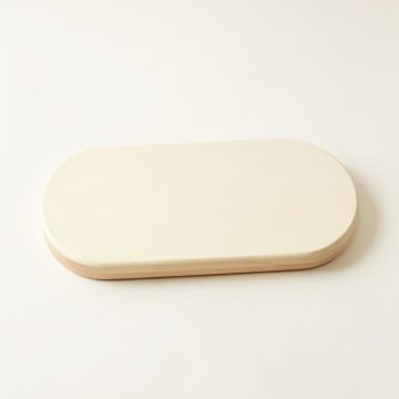 Linden Bend Cutting Board - Cream (synthetic illustration; no displayed measurements)