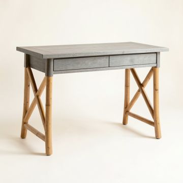 Hazel Dell Writing Desk - Gray (synthetic illustration; no displayed measurements)
