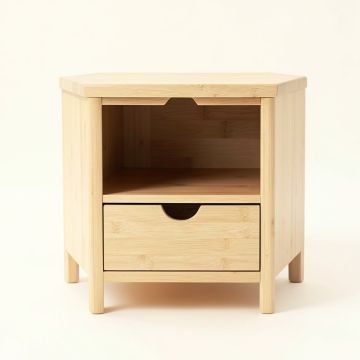 Flint Bridge Nightstand - Beige (synthetic illustration; no displayed measurements)