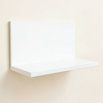 Ash Arc Wall-Mounted Shelf (synthetic illustration; no displayed measurements)