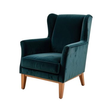 Eckhart 22.5 '' Wide Velvet Wingback Chair