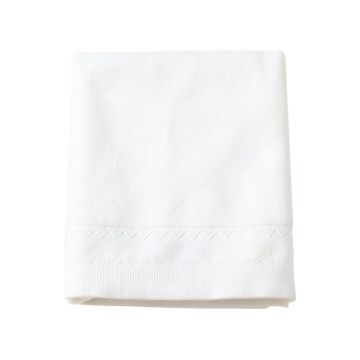 Hazel Falls Bath Towel - White