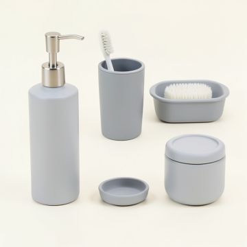 Keira 6 Piece Bathroom Accessory Set (synthetic illustration; no displayed measurements)