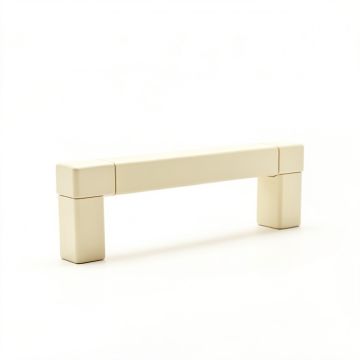 Linden Bridge Cabinet Handle Without Packaging - Ivory (synthetic illustration; no displayed measurements)