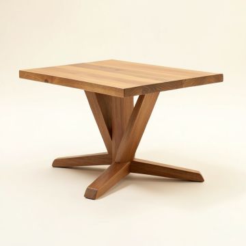 Billingsley Solid Wood Cross Legs Coffee Table (synthetic illustration; no displayed measurements)