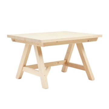 Field Bridge Patio Table - Ivory