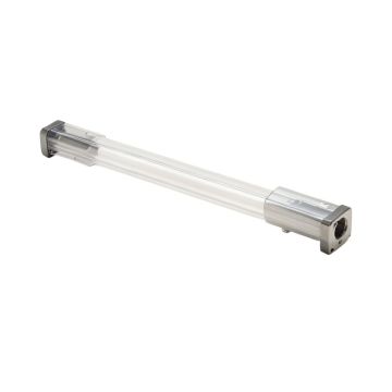 Holter Clear Acrylic Window Single Curtain Rod
