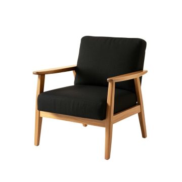 Juniper Bend Upholstered Armchair - Black
