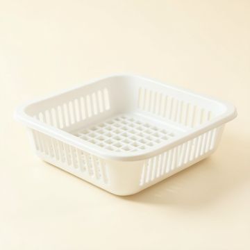 Elm Crest Empty Under-Desk Cable Tray - White (synthetic illustration; no displayed measurements)