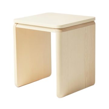Hazel Brook Side Table - Cream