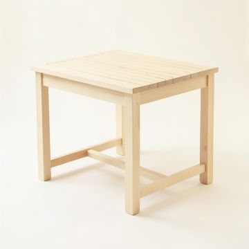 Brook Bridge Patio Table - Ivory (synthetic illustration; no displayed measurements)