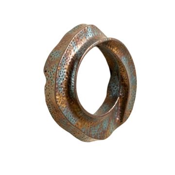 Hammered Metal Abstract Wall Décor