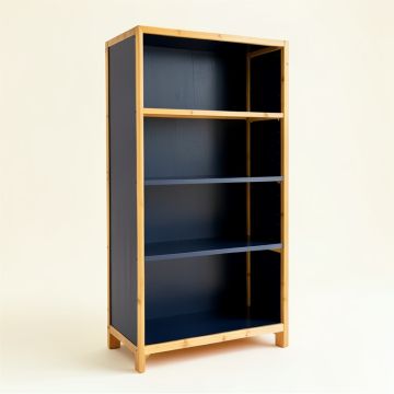 Shore Falls Freestanding Bookcase - Navy (synthetic illustration; no displayed measurements)