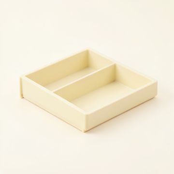 Shore Arc Empty Pantry Drawer Organizer Insert - Ivory (synthetic illustration; no displayed measurements)