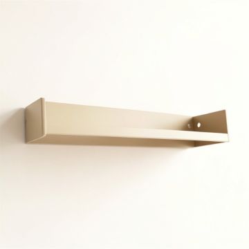 Sage Bridge Wall-Mounted Shelf - Beige (synthetic illustration; no displayed measurements)
