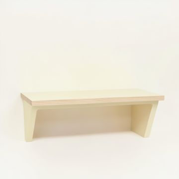 Holly Arc Wall-Mounted Shelf - Cream (synthetic illustration; no displayed measurements)