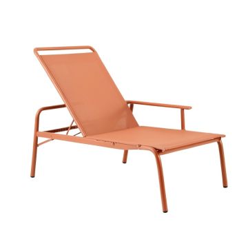 Alder Branch Outdoor Lounge Chair - Terracotta