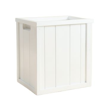 Spruce Arc Closed Outdoor Storage Box - White