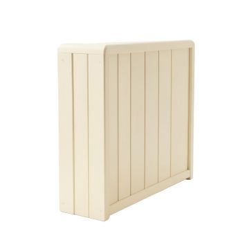 Slate Branch Narrow Outdoor Storage Bench - Cream
