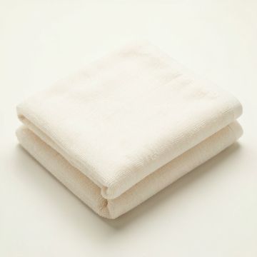 Ridge Bend Bath Towel - Ivory (synthetic illustration; no displayed measurements)